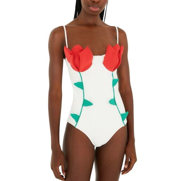 FARM Rio Other - FARM RIO Original Summer 2026 Tulip Swimsuit Size Large New without Tag RARE